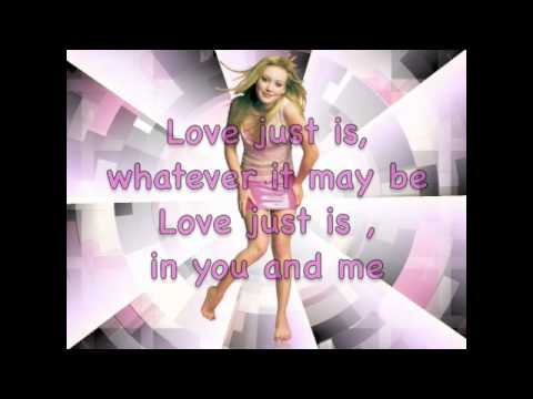 Hilary Duff Love Just Is Karaoke 