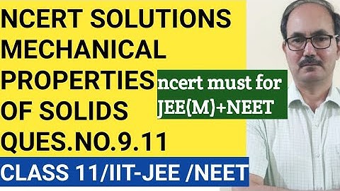 NCERT SOLUTIONS CLASS 11 PHYSICS/QUES .NO. 9.11 CHAP -9/PHYSICS4YOU
