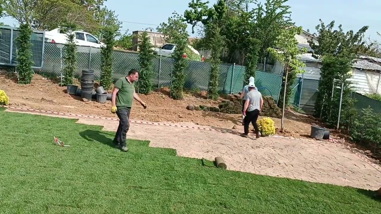 MÜSTAKİL EVİN BAHÇESİNE PEYZAJ İŞİ