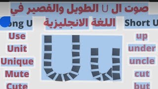 حالات نطق حرف U في الكلمة بالتفصيل..short and long vowel u