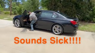 2011 BMW 750 Li M Sport Straight Pipe Cold Start!!!