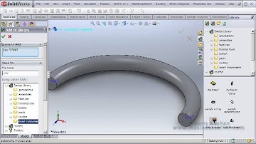 SolidWorks Video Tutorial / Stretchable and compressible spring