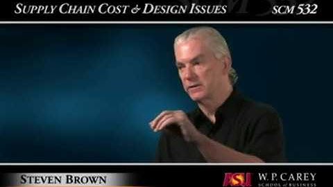 Supply Chain Design and Cost Management Course Overview - ASU