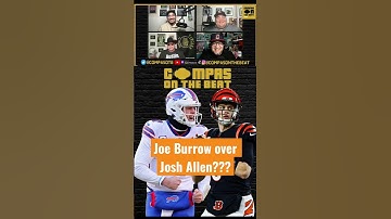 Agree or disagree? Joe Burrow over Josh Allen #nfl #bengals #bills
