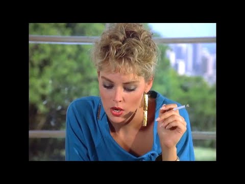 Sharon Stone vintage  smoking cigarette 🚬