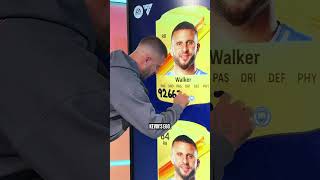 Kyle Walker Corrects his FC24 Card! #shorts #fc24 #easports #pace #shorts