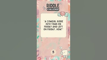 Riddle Challenge: Can You Solve Them All?#riddles #brainteasers