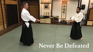 Aiki Dojo Message  Never be Defeated  #aikidocenterla #aikido #aikidosalamancaaikikai #budo