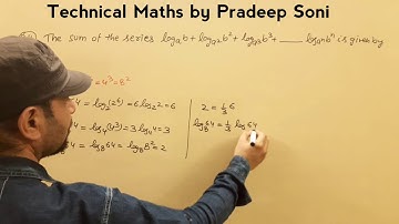 Addi. Que. Bank 1. Q.83,84 logarithms with very short tricks, Technical Maths by Pradeep Soni