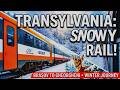 TRANSYLVANIA WINTER RAIL Brașov to Gheorgheni Scenic Train Journey ❄️