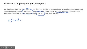 stats 6.4 - the sampling distribution of a sample proportion #2
