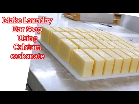 How to make Laundry Bar Soap with Calcium