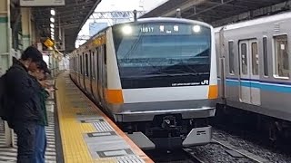 中央快速線E233系T3編成各駅停車青梅駅行き高円寺駅到着(2023/3/24)