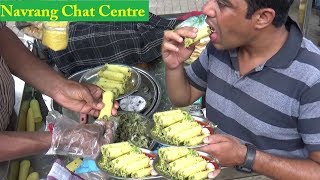 Hard Working Man Selling Chatpata Nadda Kabab ( Fingers Kabab ) in Nagpur | Navrang Chat Centre