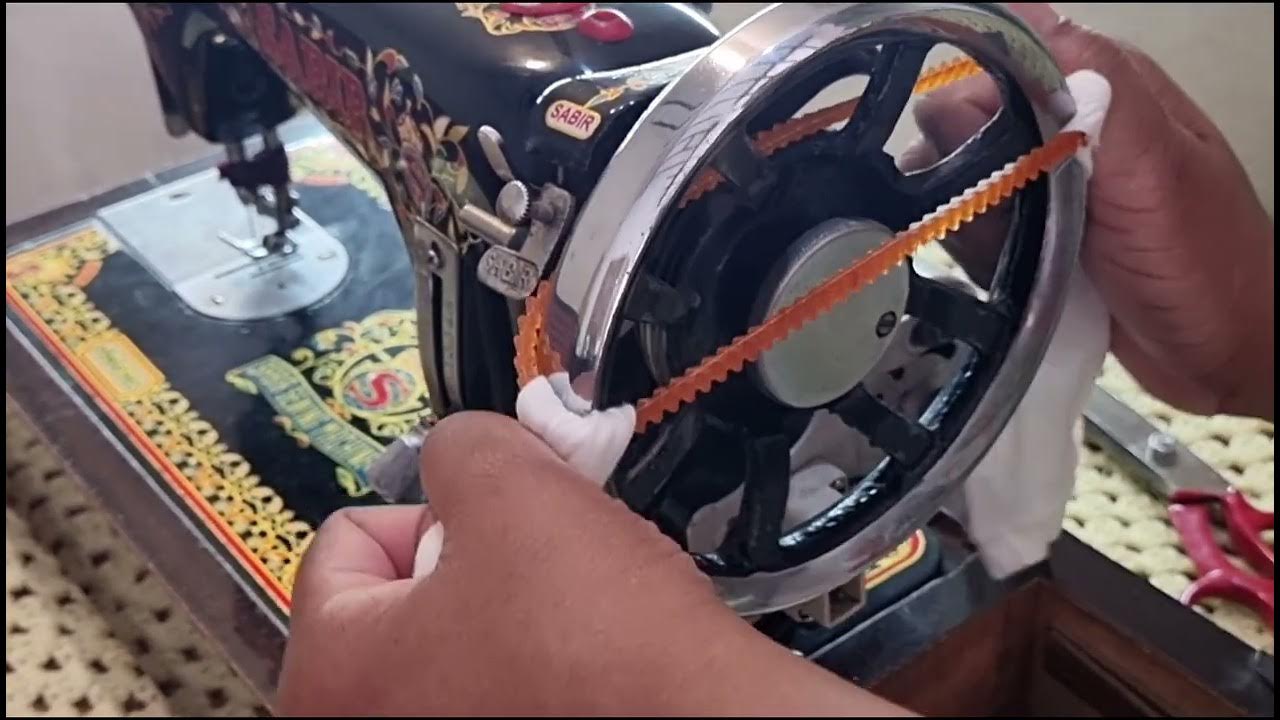4 ways to change sewing machine Belt with out removing handle wheel