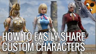 How to Easily Share Characters in Soul Calibur 6 - SC6Save Guide