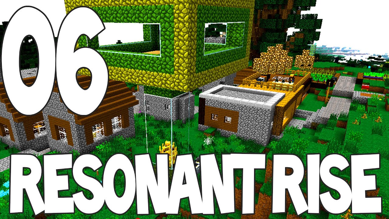 Resonant Rise 3 - Blaze Farm and Sorting Chests - ep6 minecrafteo