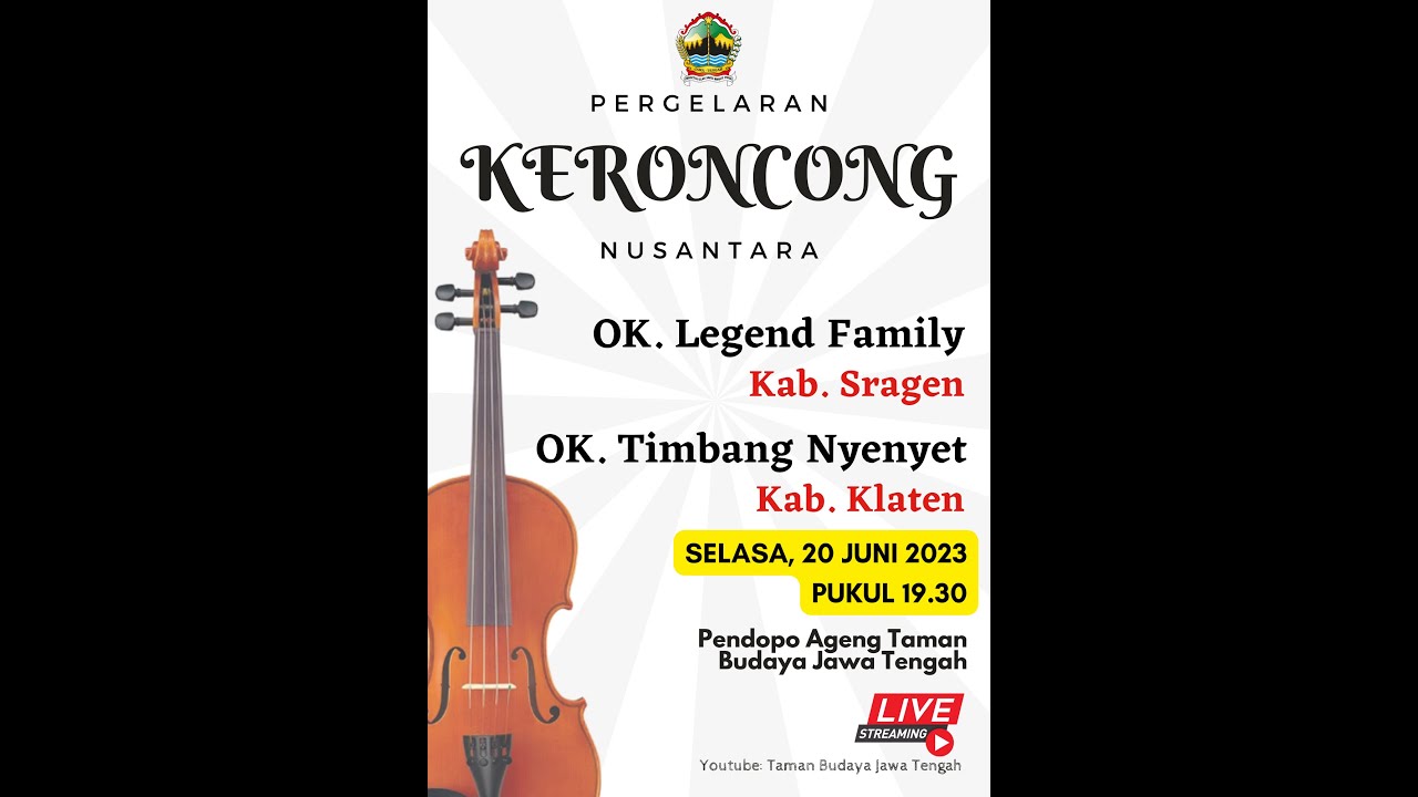 Pergelaran keroncong Nusantara #Juni