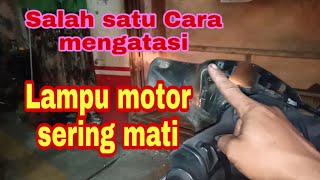 Lampu utama honda beat fi sering mati