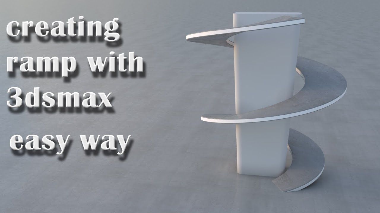 creating Ramp in 3ds max - YouTube