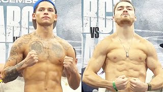 Ryan Garcia vs Oscar Duarte • WEIGH-IN at CATCHWEIGHT & FINAL FACE OFF