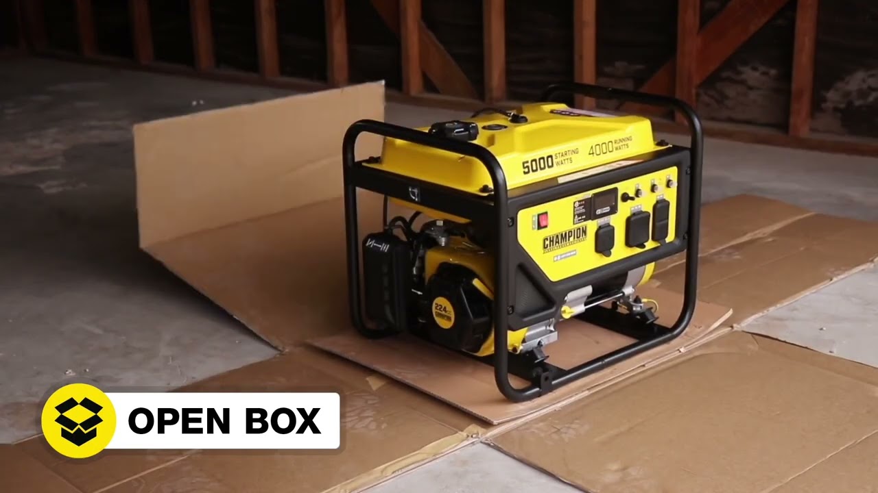 Champion 4000-Watt RV Ready Portable Generator with CO Shield® (Mod. 201491)