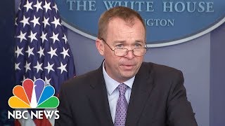 Mick Mulvaney On President Donald Trump's Budget Plan: It Is A 'Taxpayer First Budget' | NBC News
