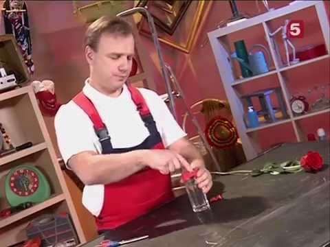 Ваза из стакана и воздушного шарика: поделки от «Утра на 5»