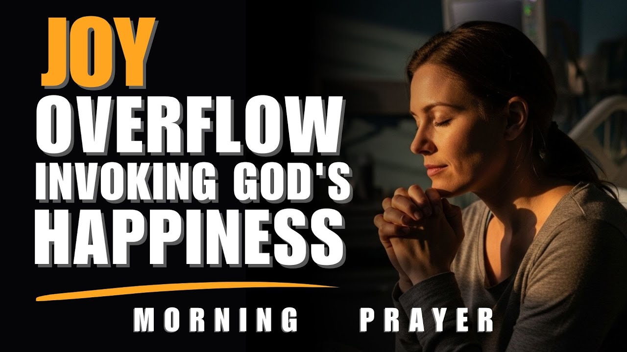 Joy Overflow : Invoking God's Happiness in Your Life Today | morning prayer