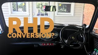 Classic Mini DIY - RHD Conversion?