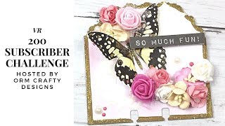 Butterfly Memorydex | ORM Crafty Designs Giveaway Entry