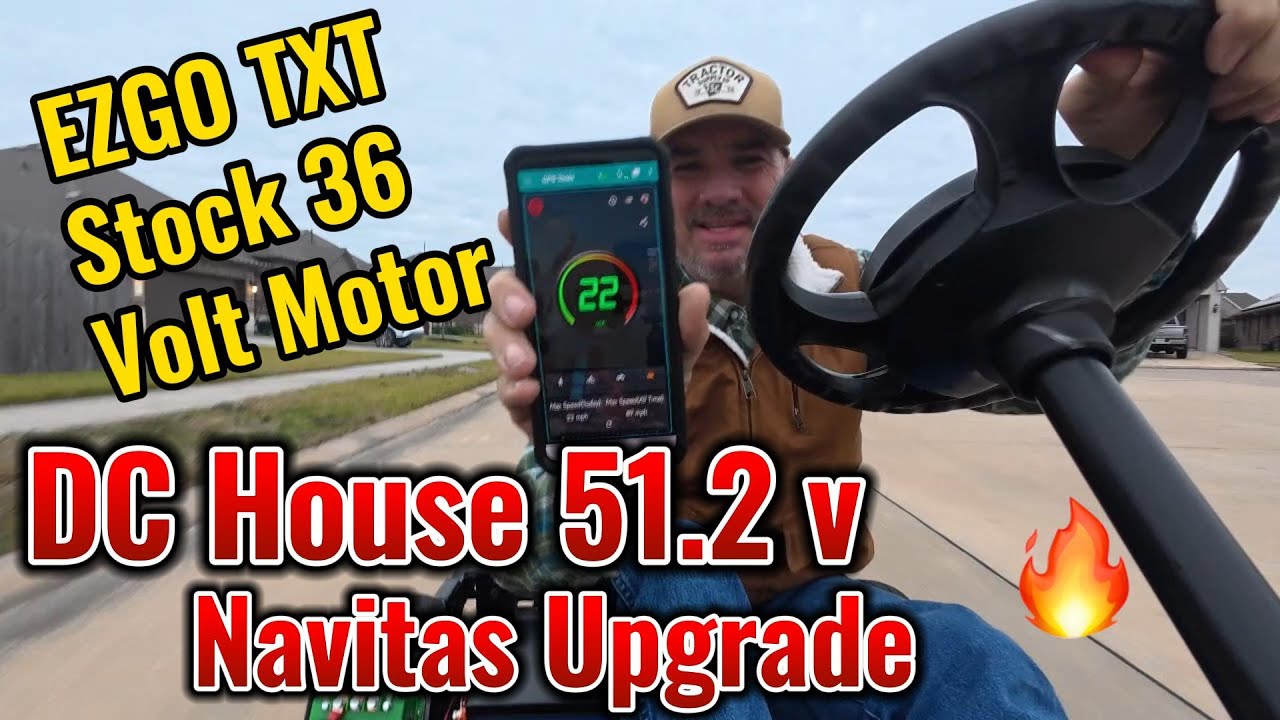 I Put a 48V Lithium Battery on a 36V Golf Cart Motor… Here’s What Happened