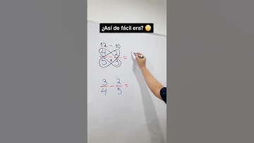 Cómo sumar fracciones - Método mariposa