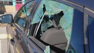 Second driver believes car window intentionally shot out while driving I-25