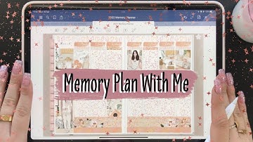 🧡 Digital Memory Plan With Me 🧡 ft PaperCrownPlanner | iPad Pro. GoodNotes 5