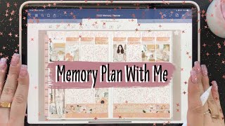 🧡 Digital Memory Plan With Me 🧡 ft PaperCrownPlanner | iPad Pro. GoodNotes 5 screenshot 4