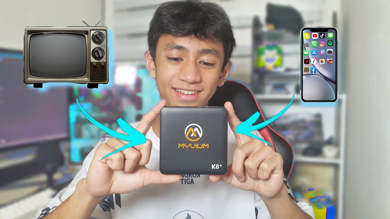 PHONE + TV = MYVIUM K8+ TV ANDROID BOX Rykarl Unboxing YouTube