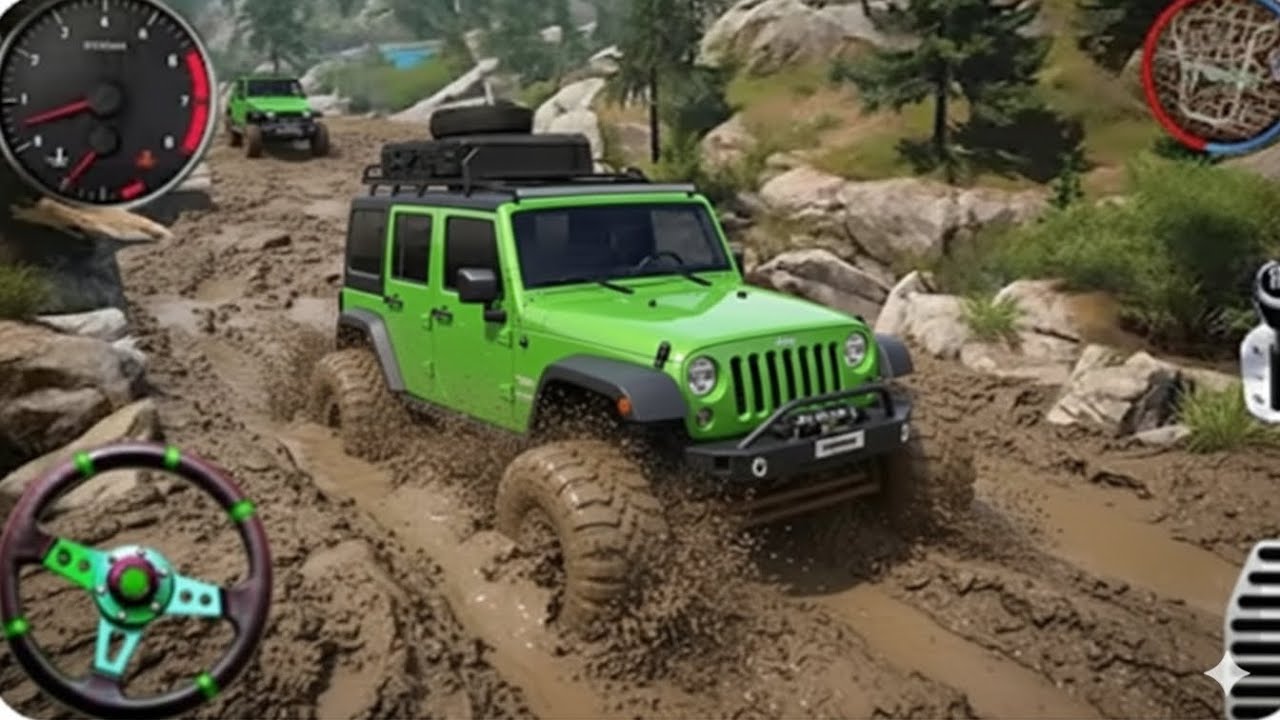 😱 Extreme Mud Offroad Challenge! Truck Pulling By Pickup | Offroad Simulator Gameplay