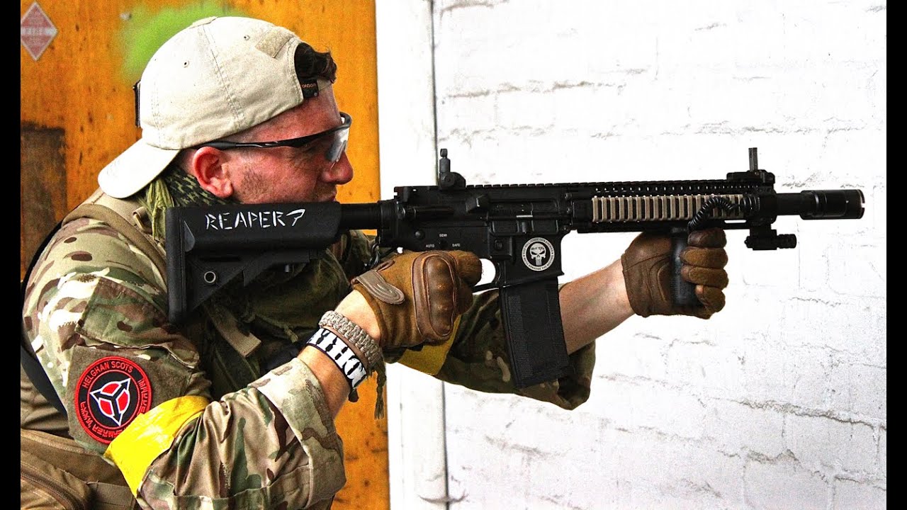 CQB AIRSOFT WAR Glasgow, Scotland YouTube