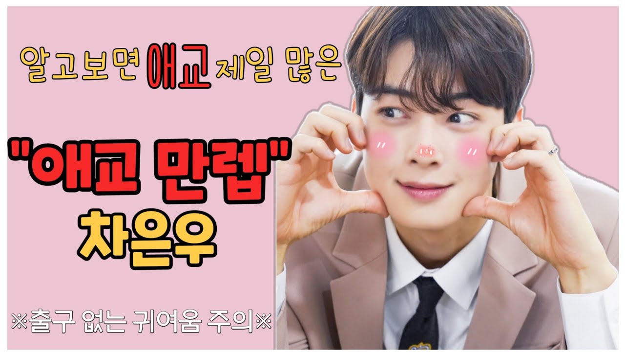 SUB)[아스트로차은우]《LEVEL.970330》애교 만렙 차은우 ※출구 없는 귀여움 주의/ Eun-Woo, the master of acting cute