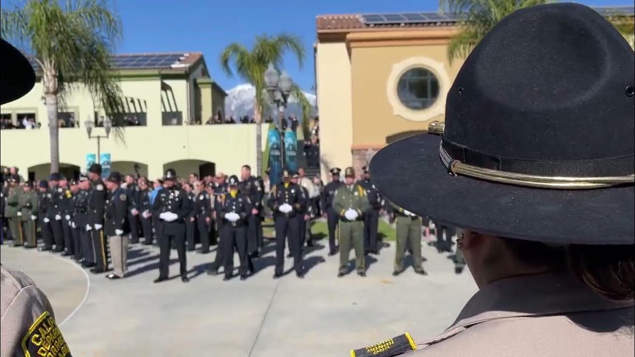 Deputy Darnell Calhoun Fly-Over Missing Man Formation - YouTube