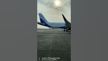 IndiGo Airbus A320 Ready for  Departure from Mumbhi 🇮🇳 ✈️ Aeroplane Short Video 🛩️ aircraft status