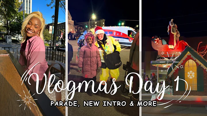 VLOGMAS DAY 1 🎄 | Santa Claus Parade, Christmas Tree Shopping & My New Intro Reveal!