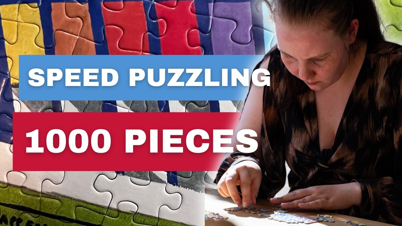 1000 Pieces Under 90mins?! And 3 Tips for Speed Puzzling