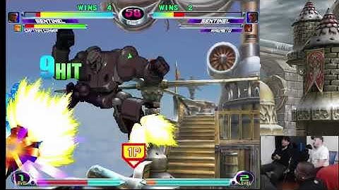 MvC2: Sanford - Sent/Cap Kills 2 characters in 2 seconds .:11.26.22:. [LIVE AUDIO]