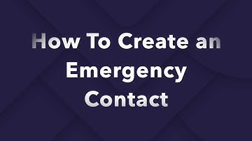 How to Create an Emergency Contact – MSS Security Service’s new emergency response app