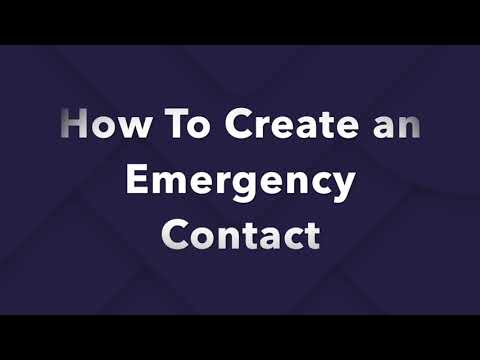 How to Create an Emergency Contact – MSS Security Service’s new emergency response app