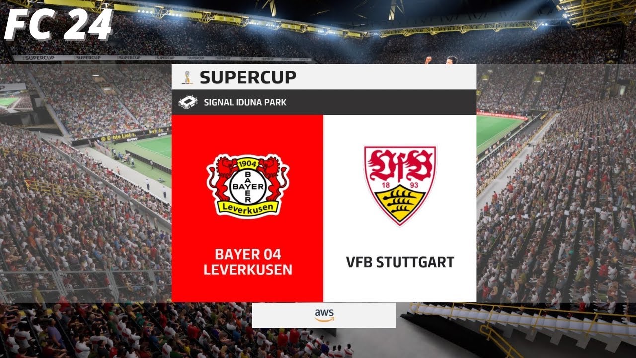 Bayer 04 Leverkusen vs VfB Stuttgart | DFL-Supercup | EA FC 24 |