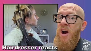 They’re Going from Blonde to Black?! Hairdresser Reacts to Hair Fails!