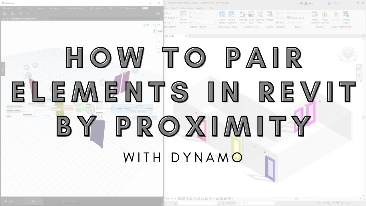 How to Pair Elements in Revit By Proximity with Dynamo - YouTube